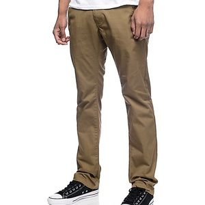 Zumiez Free World Drifter Khaki Chino Pants